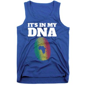 It's In My Dna Africa Black History Juneteenth Fingerprint Great Gift Tank Top