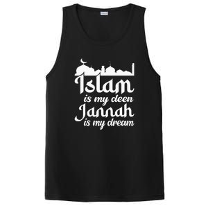 Islam Is My Deen Jannah Is My Dream Ramadan Muslim PosiCharge Competitor Tank