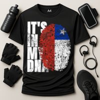 It's In My DNA Chilean Hispanic Gift Chileno Cool Chile Flag Cooling Performance Crew T-Shirt