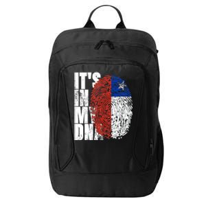 It's In My DNA Chilean Hispanic Gift Chileno Cool Chile Flag City Backpack