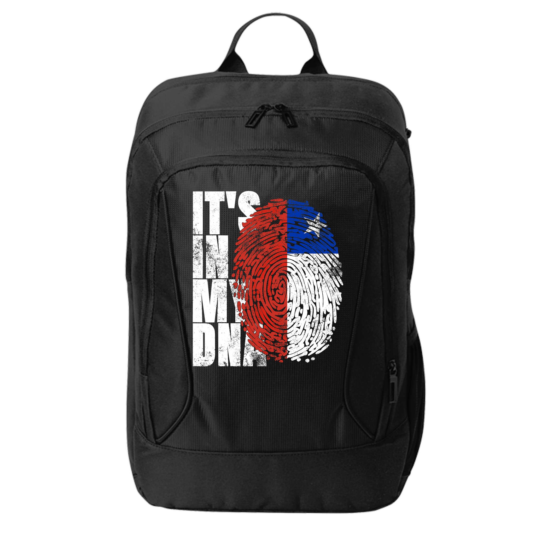 It's In My DNA Chilean Hispanic Gift Chileno Cool Chile Flag City Backpack