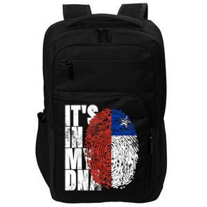 It's In My DNA Chilean Hispanic Gift Chileno Cool Chile Flag Impact Tech Backpack