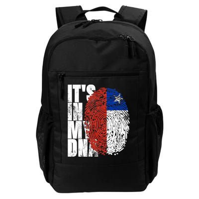 It's In My DNA Chilean Hispanic Gift Chileno Cool Chile Flag Backpack