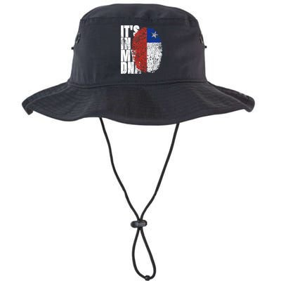 It's In My DNA Chilean Hispanic Gift Chileno Cool Chile Flag Bucket Hat