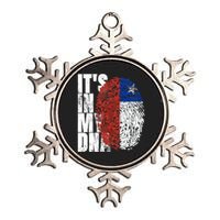 It's In My DNA Chilean Hispanic Gift Chileno Cool Chile Flag Metallic Star Ornament