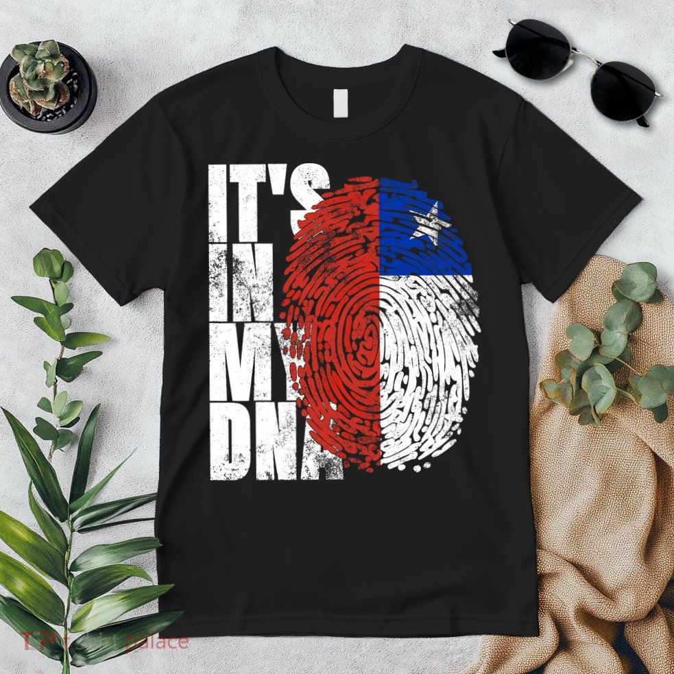 It's In My DNA Chilean Hispanic Gift Chileno Cool Chile Flag Premium T-Shirt