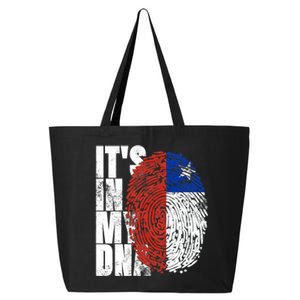 It's In My DNA Chilean Hispanic Gift Chileno Cool Chile Flag 25L Jumbo Tote