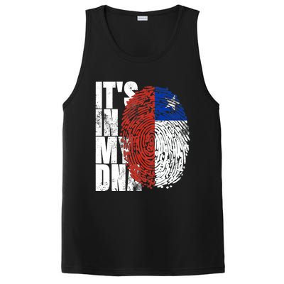 It's In My DNA Chilean Hispanic Gift Chileno Cool Chile Flag PosiCharge Competitor Tank