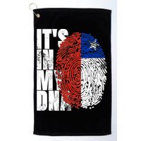 It's In My DNA Chilean Hispanic Gift Chileno Cool Chile Flag Golf Towel