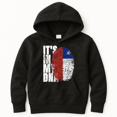 It's In My DNA Chilean Hispanic Gift Chileno Cool Chile Flag Kids Hoodie