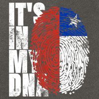 It's In My DNA Chilean Hispanic Gift Chileno Cool Chile Flag Cotton Canvas Backpack