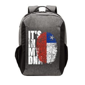 It's In My DNA Chilean Hispanic Gift Chileno Cool Chile Flag Vector Backpack