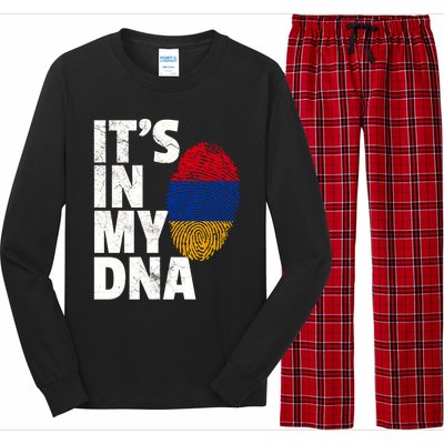 It's In My Dna Arian Aria Flag Pride National Country Gift Long Sleeve Pajama Set