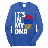 It's In My Dna Arian Aria Flag Pride National Country Gift Long Sleeve Shirt