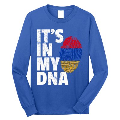 It's In My Dna Arian Aria Flag Pride National Country Gift Long Sleeve Shirt