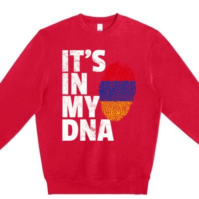 It's In My Dna Arian Aria Flag Pride National Country Gift Premium Crewneck Sweatshirt