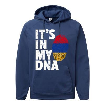 It's In My Dna Arian Aria Flag Pride National Country Gift Performance Fleece Hoodie