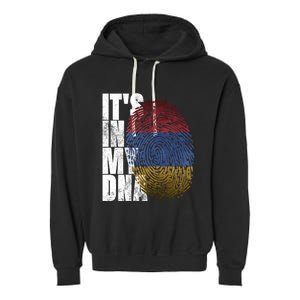 It's In My Dna Arian Sign Proud Funny Gift Pride Aria Flag Gift Garment-Dyed Fleece Hoodie