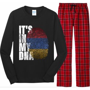 It's In My Dna Arian Sign Proud Funny Gift Pride Aria Flag Gift Long Sleeve Pajama Set