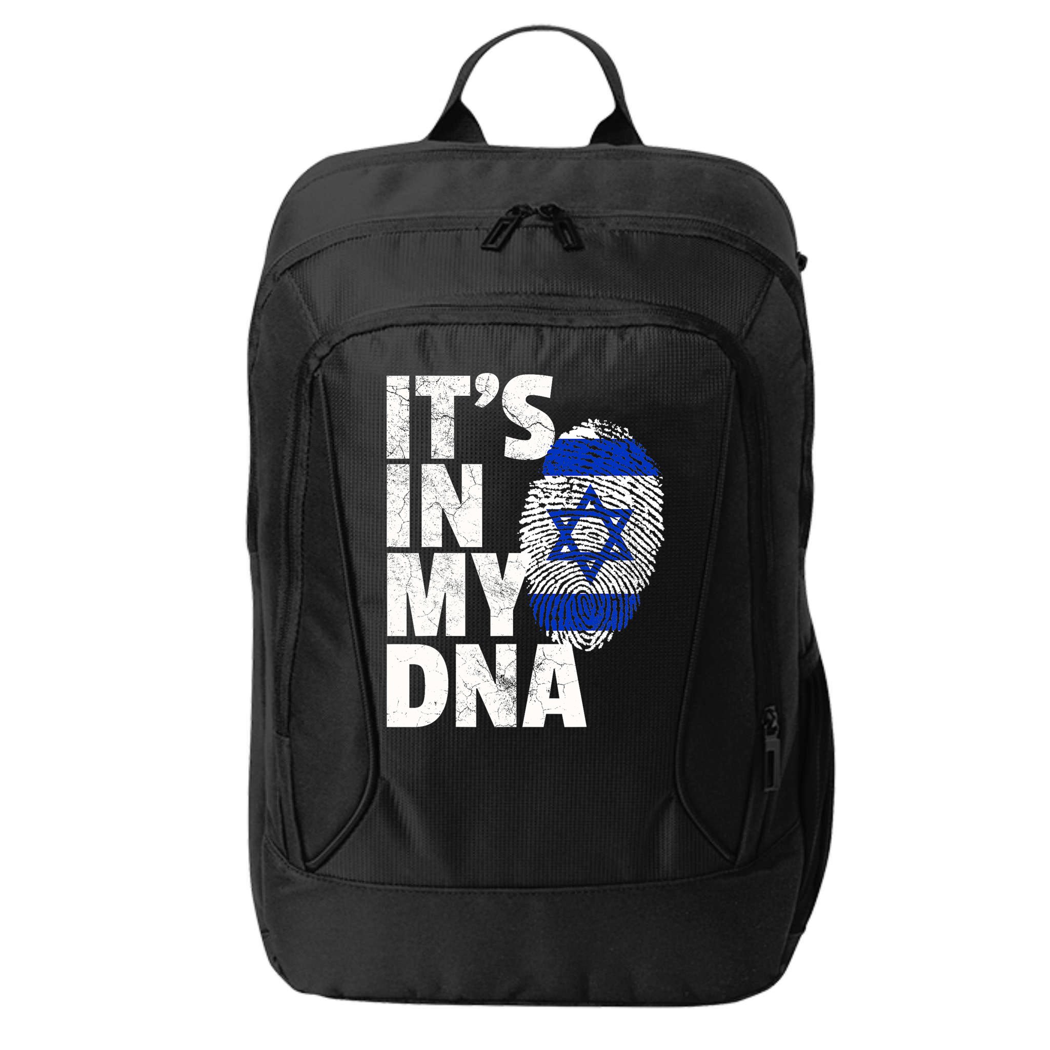 It's In My Dna Israeli Israel Flag National Pride Roots Gift City Backpack