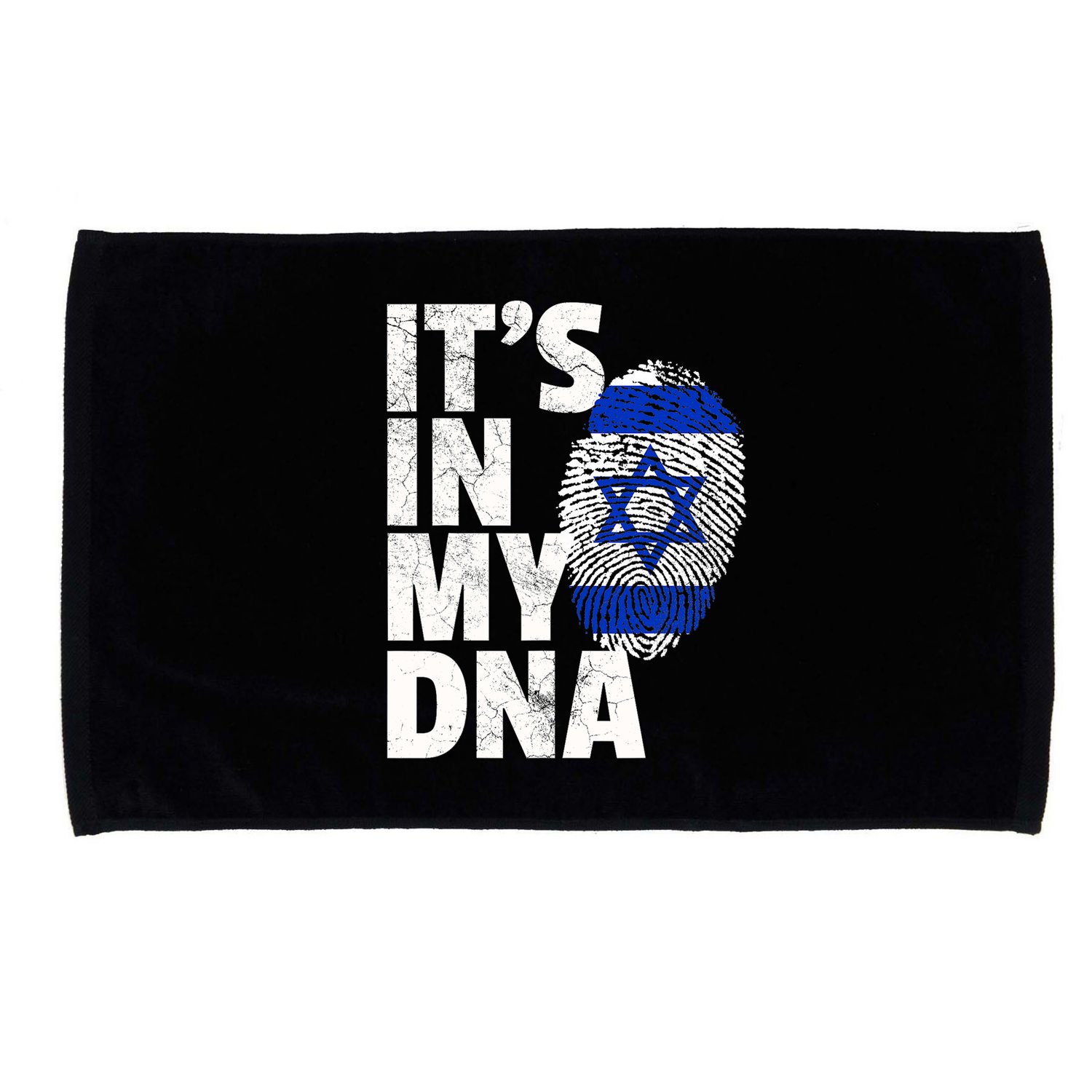 It's In My Dna Israeli Israel Flag National Pride Roots Gift Microfiber Hand Towel