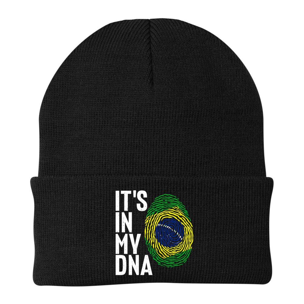 It's In My DNA Brazil Flag Jersey Brazil National Pride Beanie