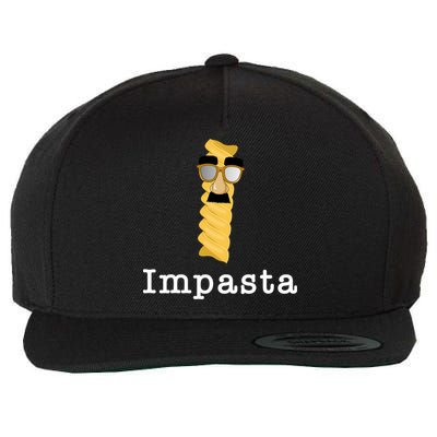 Impasta Wool Snapback Cap