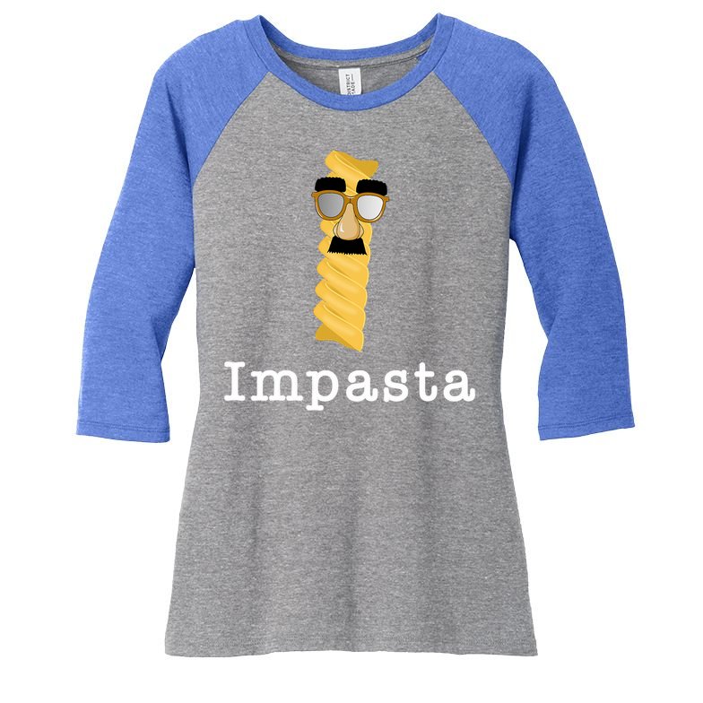 Impasta Women's Tri-Blend 3/4-Sleeve Raglan Shirt