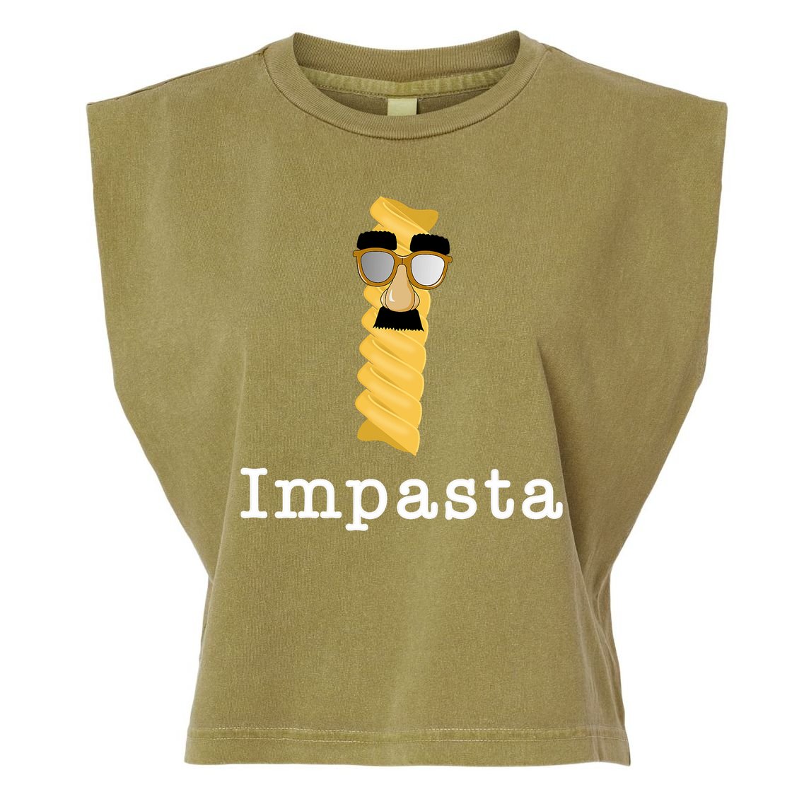Impasta Garment-Dyed Women's Muscle Tee