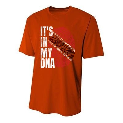 It's In My DNA Trinidad And Tobago Flag Proud Boy Girl Gift Youth Performance Sprint T-Shirt