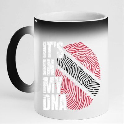 It's In My DNA Trinidad And Tobago Flag Proud Boy Girl Gift 11oz Black Color Changing Mug