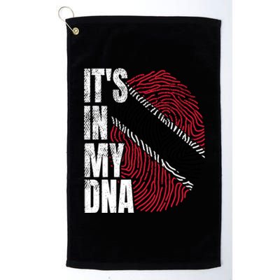 It's In My DNA Trinidad And Tobago Flag Proud Boy Girl Gift Platinum Collection Golf Towel