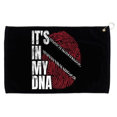 It's In My DNA Trinidad And Tobago Flag Proud Boy Girl Gift Grommeted Golf Towel