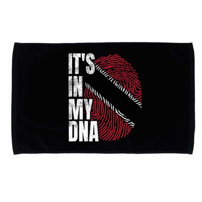 It's In My DNA Trinidad And Tobago Flag Proud Boy Girl Gift Microfiber Hand Towel