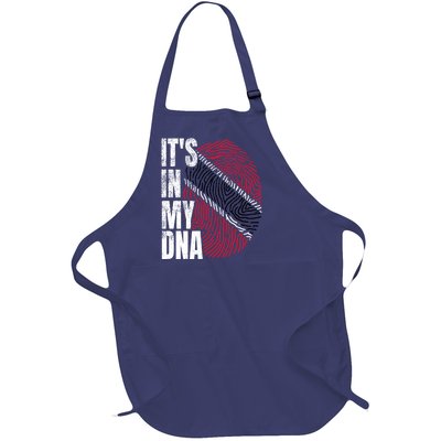 It's In My DNA Trinidad And Tobago Flag Proud Boy Girl Gift Full-Length Apron With Pockets