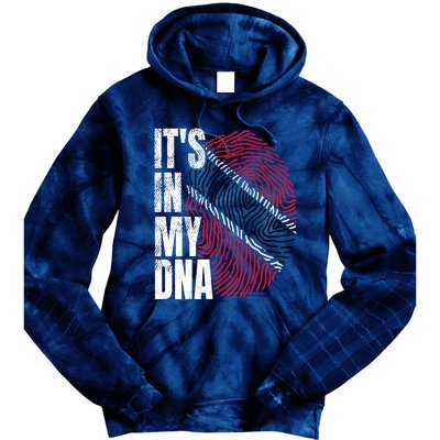 It's In My DNA Trinidad And Tobago Flag Proud Boy Girl Gift Tie Dye Hoodie