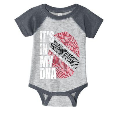 It's In My DNA Trinidad And Tobago Flag Proud Boy Girl Gift Infant Baby Jersey Bodysuit