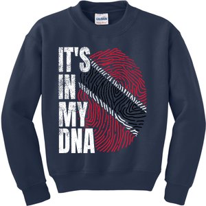 It's In My DNA Trinidad And Tobago Flag Proud Boy Girl Gift Kids Sweatshirt