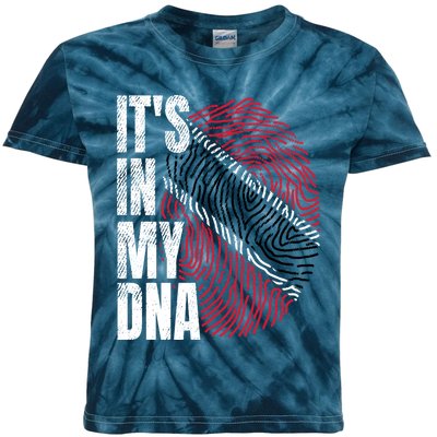 It's In My DNA Trinidad And Tobago Flag Proud Boy Girl Gift Kids Tie-Dye T-Shirt