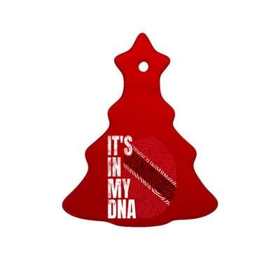 It's In My DNA Trinidad And Tobago Flag Proud Boy Girl Gift Ceramic Tree Ornament