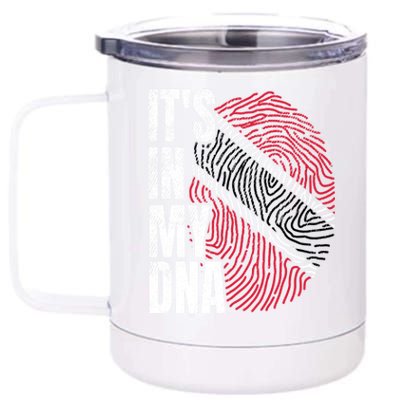 It's In My DNA Trinidad And Tobago Flag Proud Boy Girl Gift 12 oz Stainless Steel Tumbler Cup