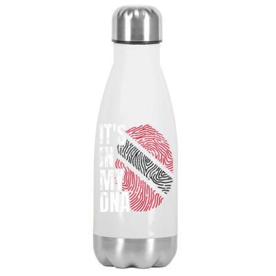 It's In My DNA Trinidad And Tobago Flag Proud Boy Girl Gift Stainless Steel Insulated Water Bottle