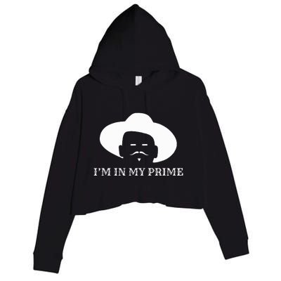 IM In My Prime Western Doc Holliday Crop Fleece Hoodie