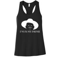 IM In My Prime Western Doc Holliday Women's Racerback Tank