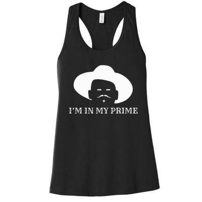 IM In My Prime Western Doc Holliday Women's Racerback Tank