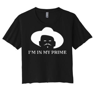 IM In My Prime Western Doc Holliday Women's Crop Top Tee