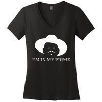 IM In My Prime Western Doc Holliday Women's V-Neck T-Shirt