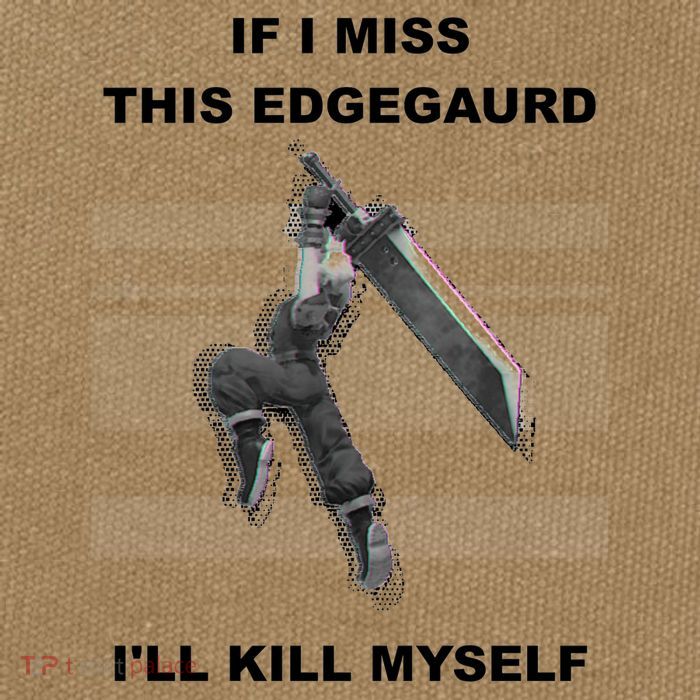 If I Miss This Edgeguard Ill Kill Myself Cotton Canvas Backpack