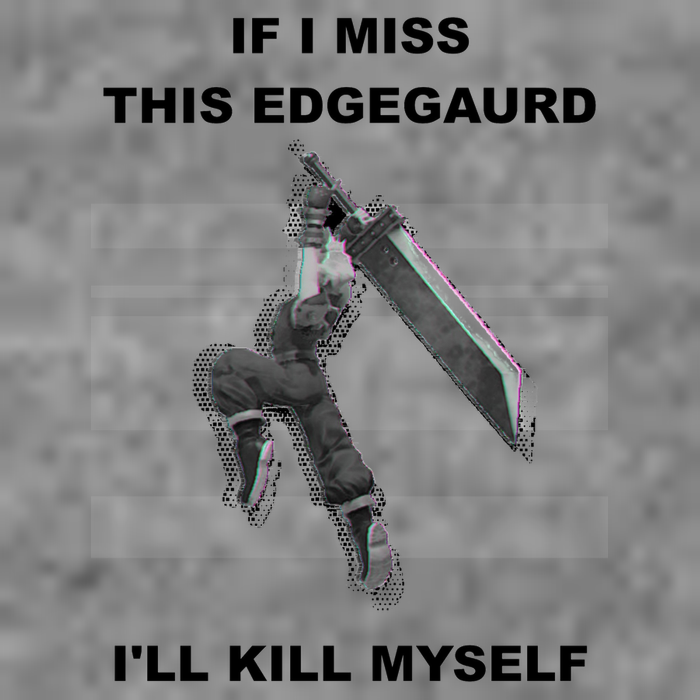 If I Miss This Edgeguard Ill Kill Myself 7-Panel Snapback Hat