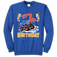 It Is My Birthday Boy Monster Truck Car Party Day Kids Cute Gift Sweatshirt